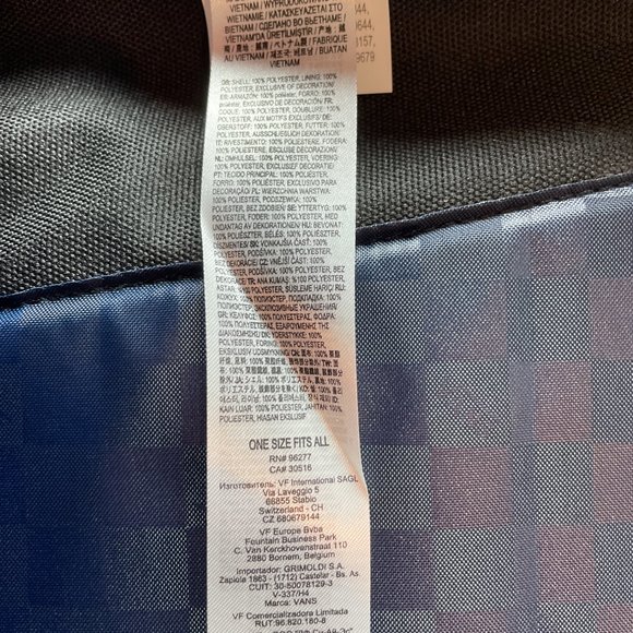 Vans CAPTAIN MARVEL Girls Backpack/Schoolbag, Racing Red VN0A3QXFIZQ NEW - Picture 11 of 14